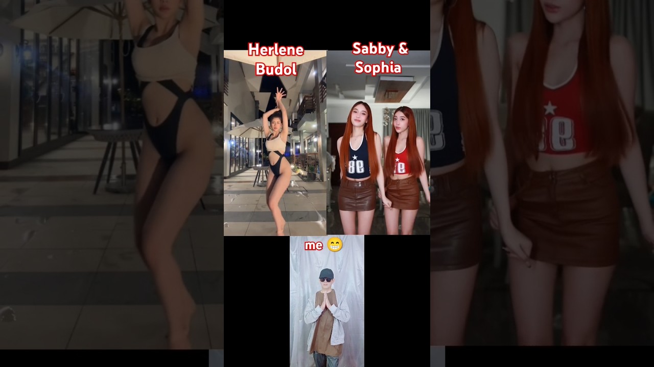 Bumble bee TikTok dance trend 4 - Herlene Budol vs. Sabby & Sophia #ytfeedshorts #shorts