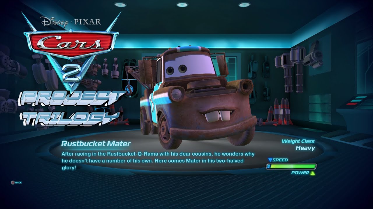 Cars 2 The Video Game Project Triology Rustbucket Mater