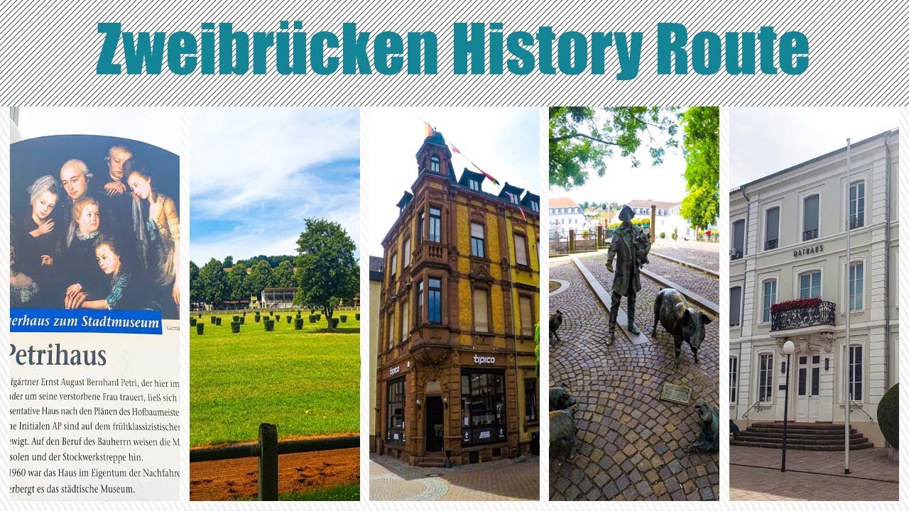 Historical route of the town of Zweibrücken