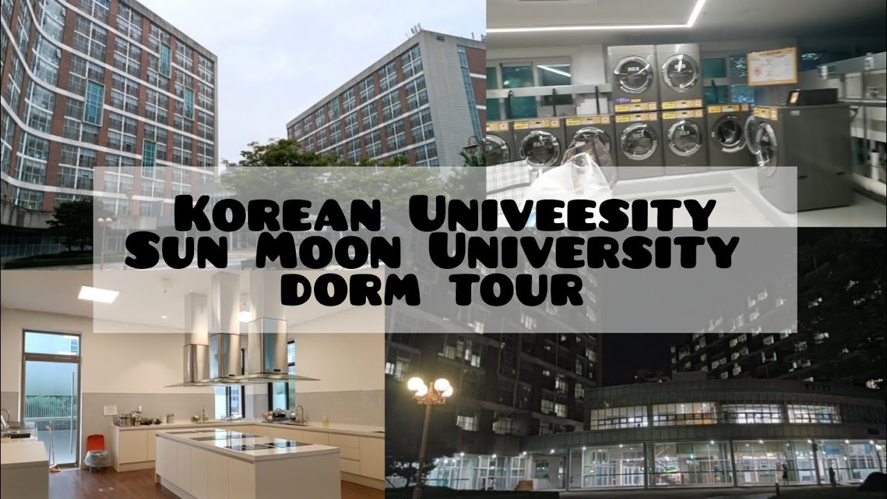 🤩Sun Moon University dorm tour| Laundry room| kitchen| Study lounge🤩