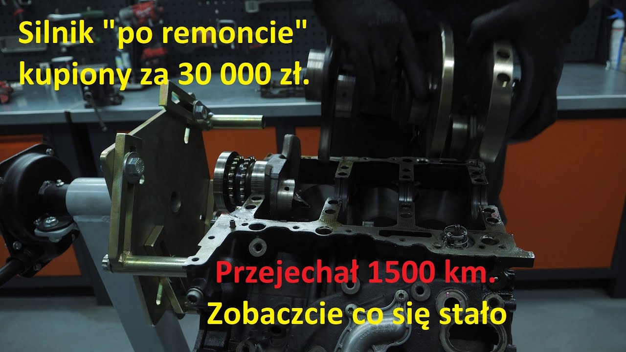Silnik 3.0 TDI za 30 000 zł który miał być po remoncie. Przejechał 1500 km. Zobaczcie co się stało.
