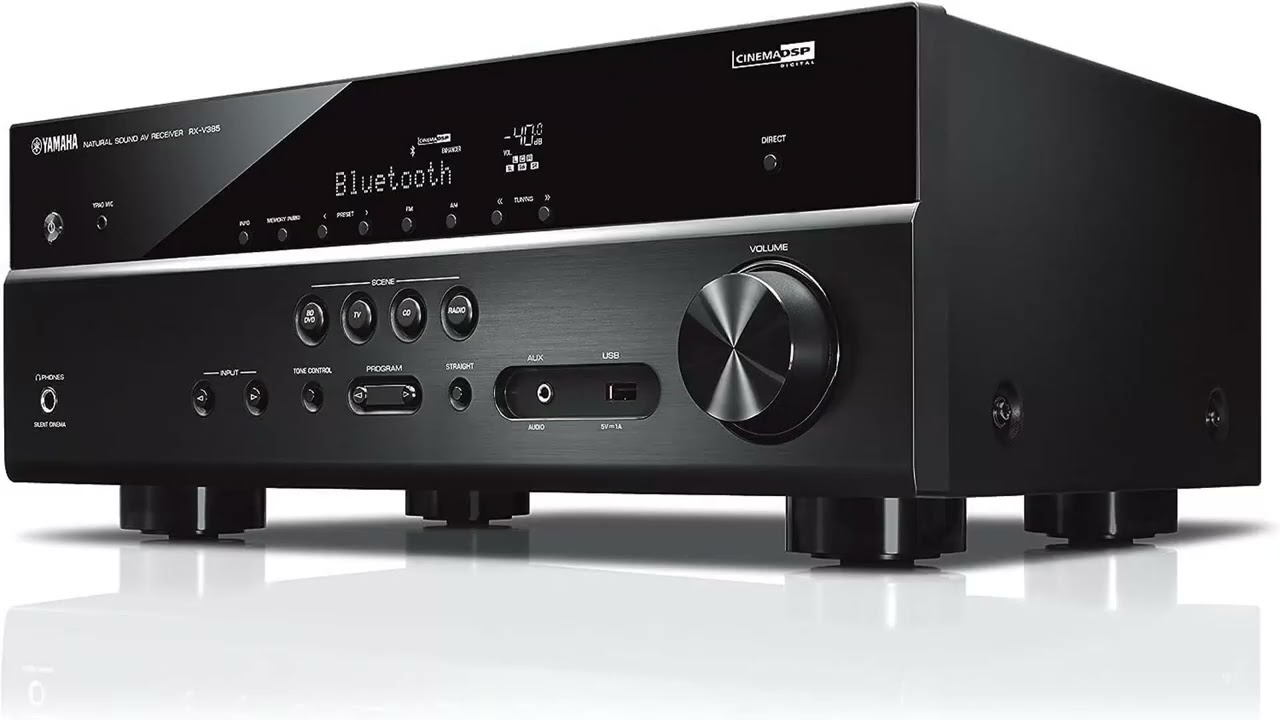 YAMAHA RX-V385 5.1-Channel 4K Ultra HD AV Receiver with Bluetooth Review