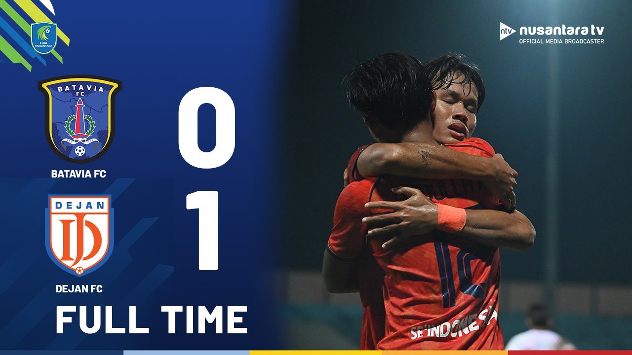 Full Highlights: Skor Tak Berubah! Gol Tunggal Dejan FC Pimpin Unggul 1-0 atas Batavia FC