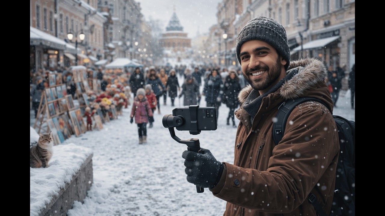 What Happens on a Snowy Afternoon in Nizhny Novgorod? (Indian Vlogger POV) @MrKumarLife24X7