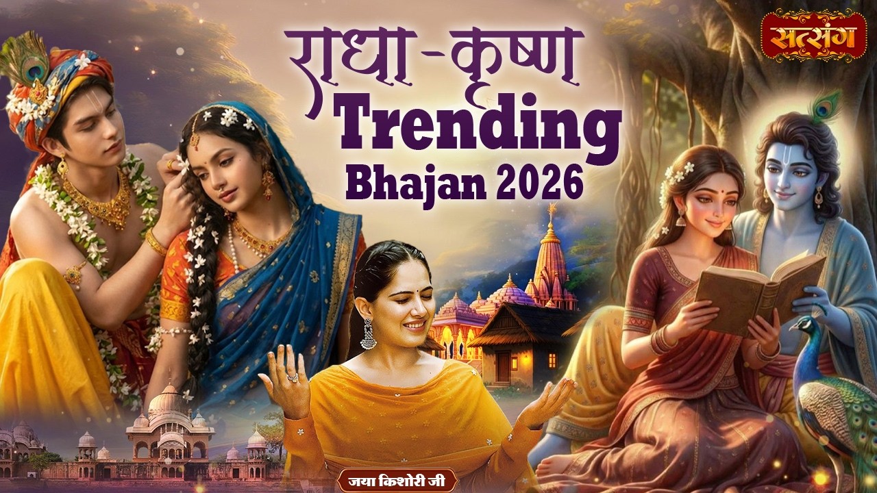 राधा - कृष्ण Trending Bhajan 2026 | Jaya Kishori Nonstop Bhajan | Superhit Jukebox | Satsang TV