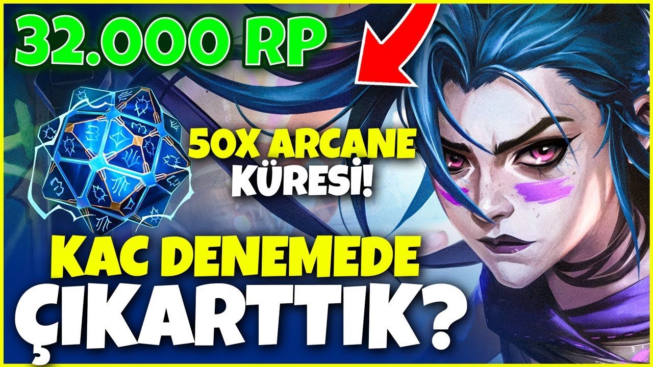 YENİ ARCANE: PARAMPARÇA JİNX KOSTÜMÜNÜ AÇIP OYNUYORUZ