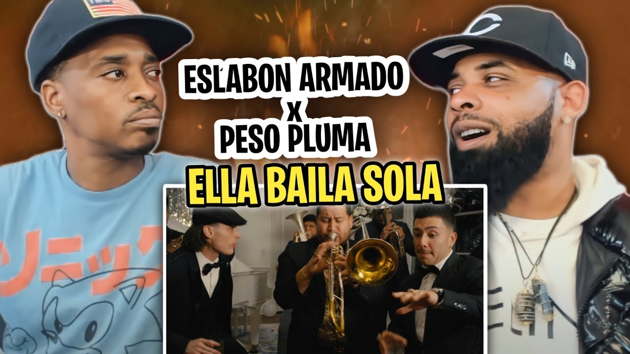 AMERICAN RAPPER REACTS TO -Ella Baila Sola - (Video Oficial) - Eslabon Armado y Peso Pluma -