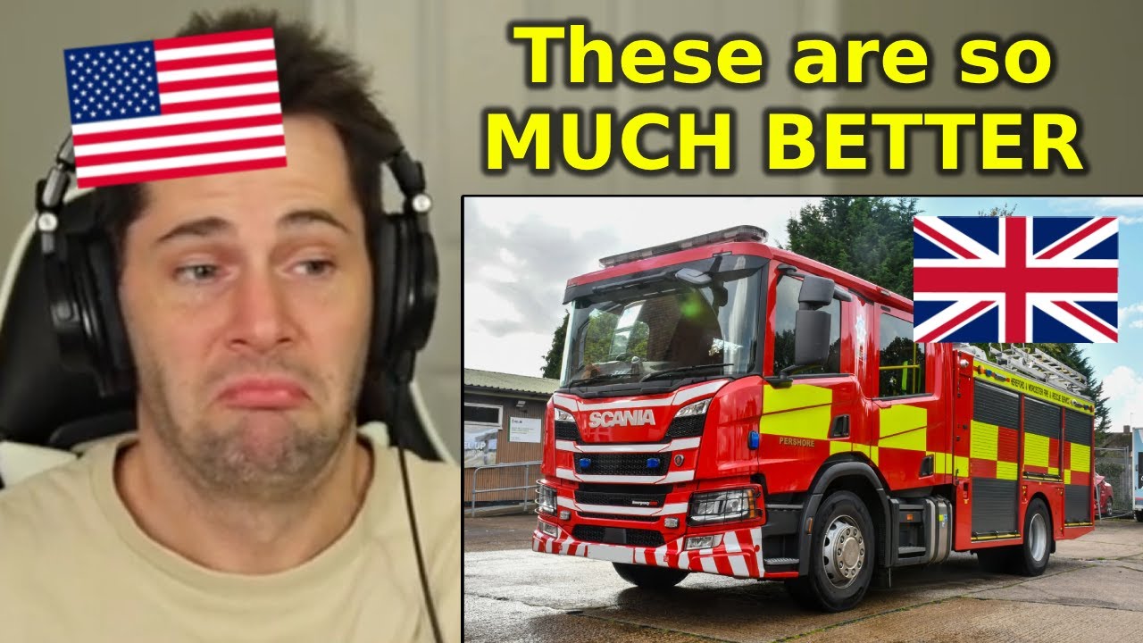 American Reacts to UK Emergency Vehicles Responding