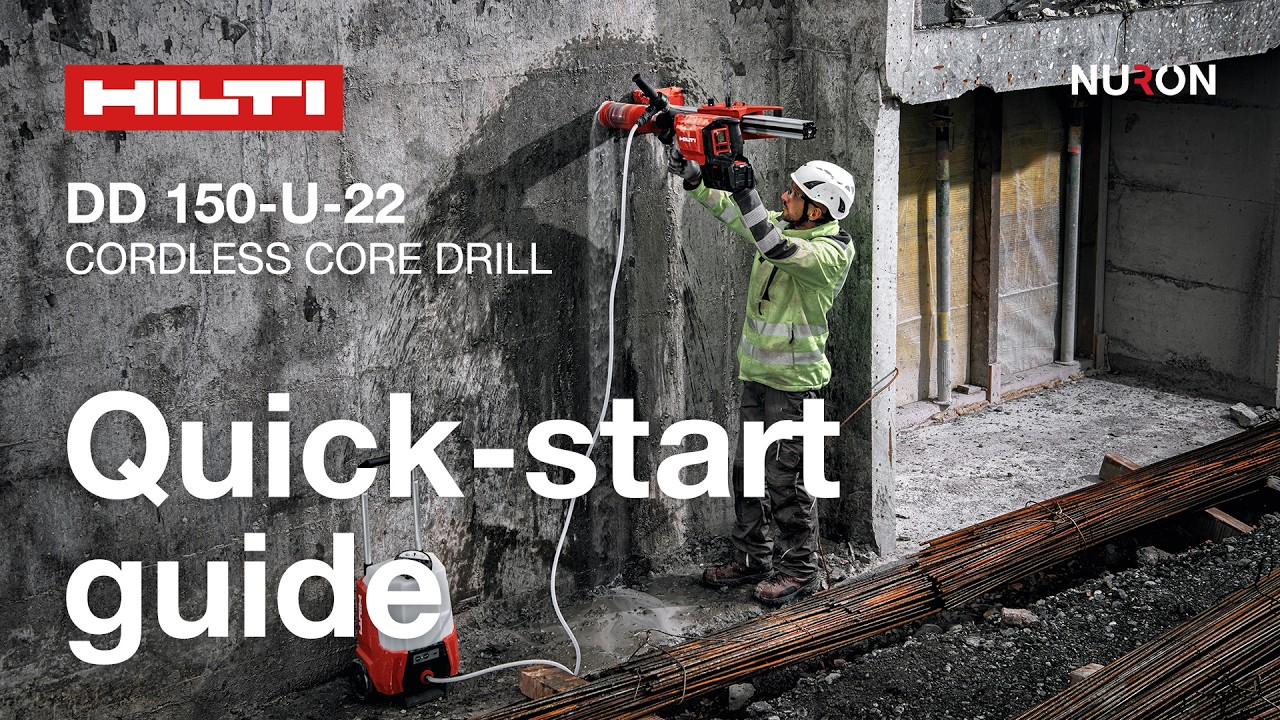 Hilti Nuron DD 150-U-22 Cordless Coring System - Quick-start guide