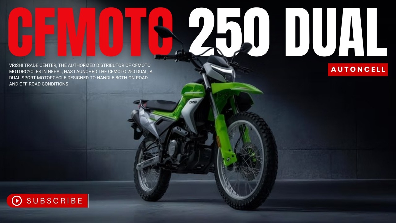 CFMoto 250 Dual Now in Nepal | Dual-Sports Bike with 245mm Ground Clearance