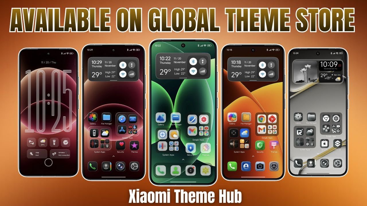 5 лучших тем Xiaomi, доступных в глобальном магазине | Xiaomi Theme Hub