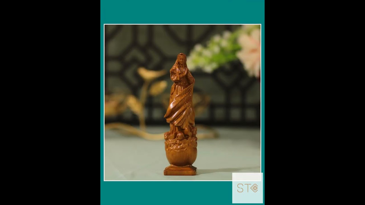 Our Lady of the Assumption Statue Catholic Statue Handmade Gifts Mother Mary Statue Mary Statue M...