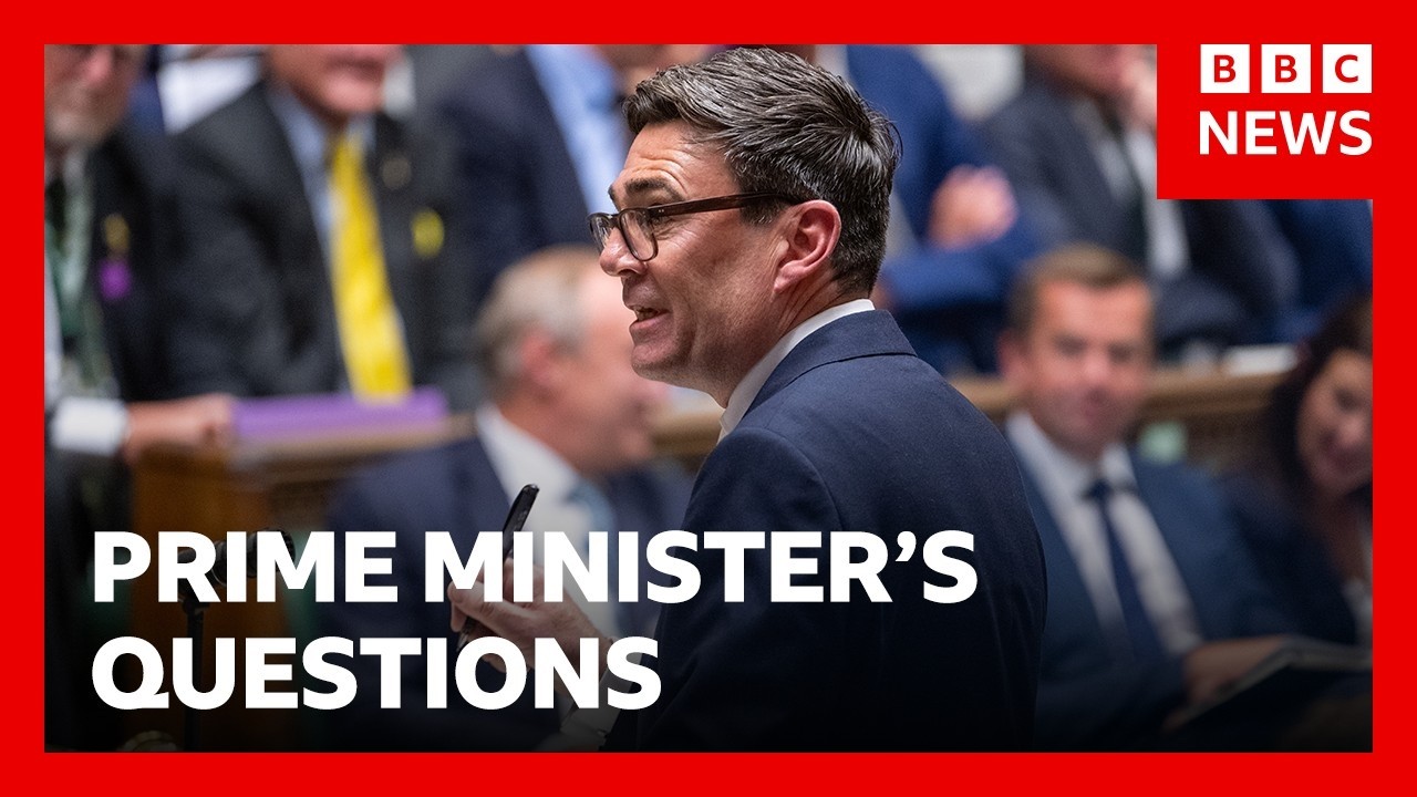 LIVE: Andy Burnham faces first Prime Minister's Questions | BBC News