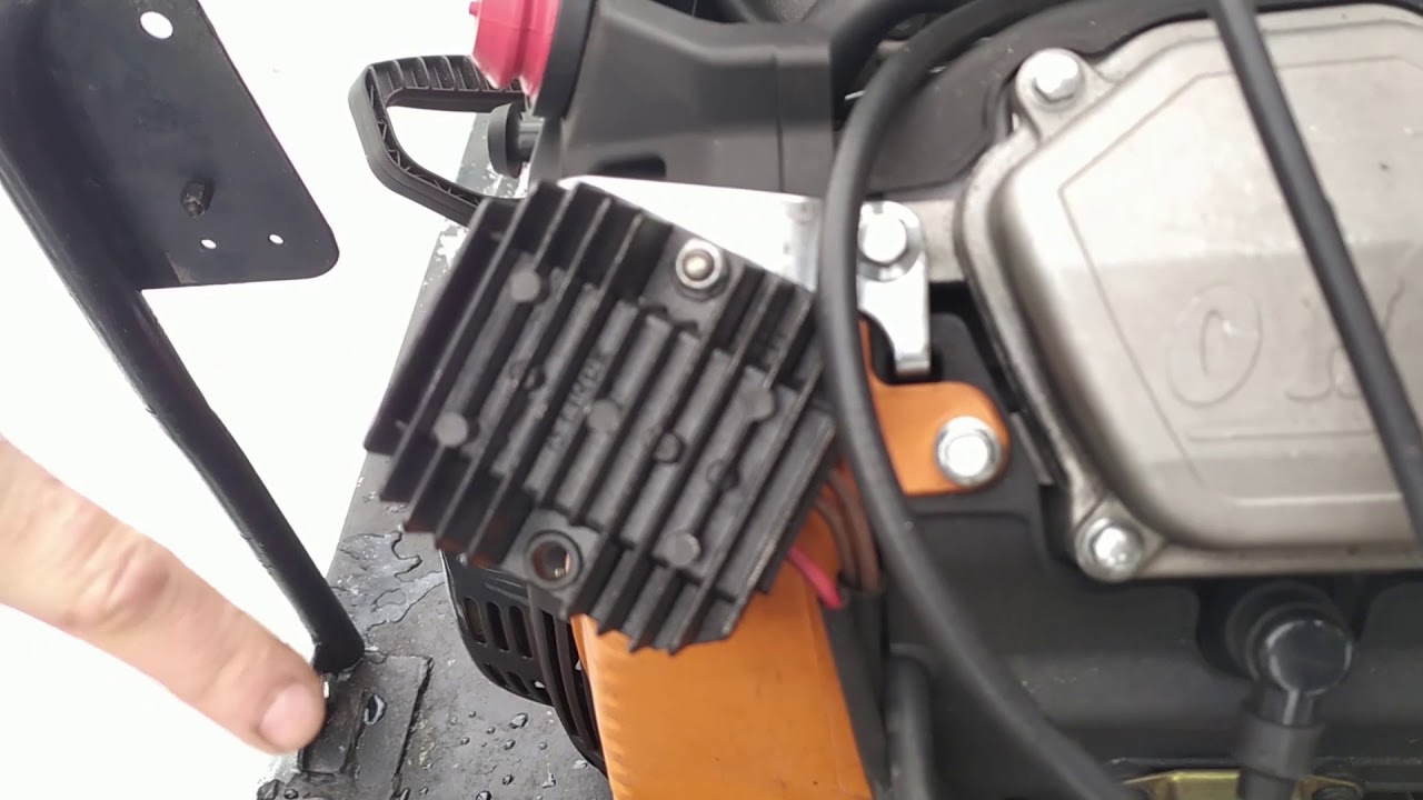 Установка двигателя Lifan 29 л.с. на снегоход 