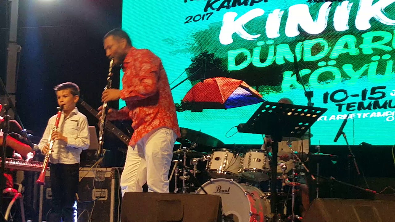 Erdenaj Senlendirici Sali Klarnet Kampin Husnu Senlendirici 2017 6 yasinda Kucuk Husnu kucuk yetenek