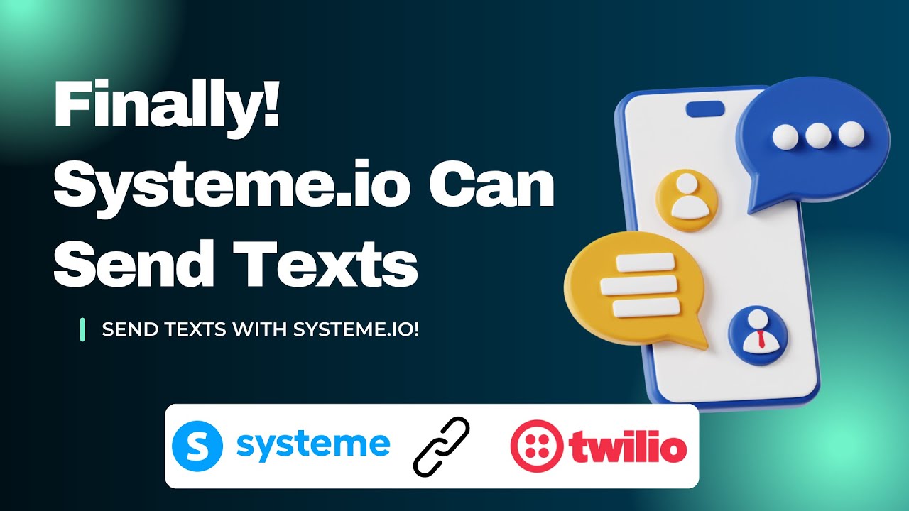 How To Send SMS in systeme.io  | Send SMS Text with Systeme.io