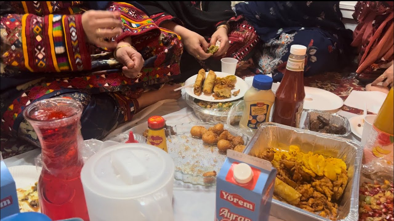 Germany Baloch Women’s Iftari Party 🎉 |Dor dora Cha atkaga Dastgowar //Ramadan Party ||
