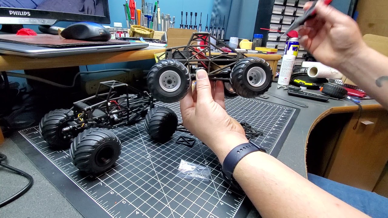 ECB 3D Printing Axial SCX24 Monster Truck Conversion kit