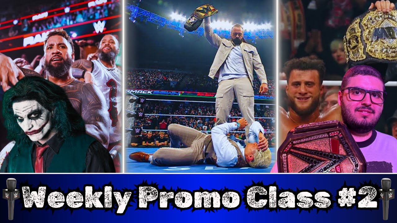 3 STATES OF HELL & MJF New AEW World Champ!!! WEEKLY PROMO CLASS - EPISODE 2!🎤 W/@NoThisIsJester