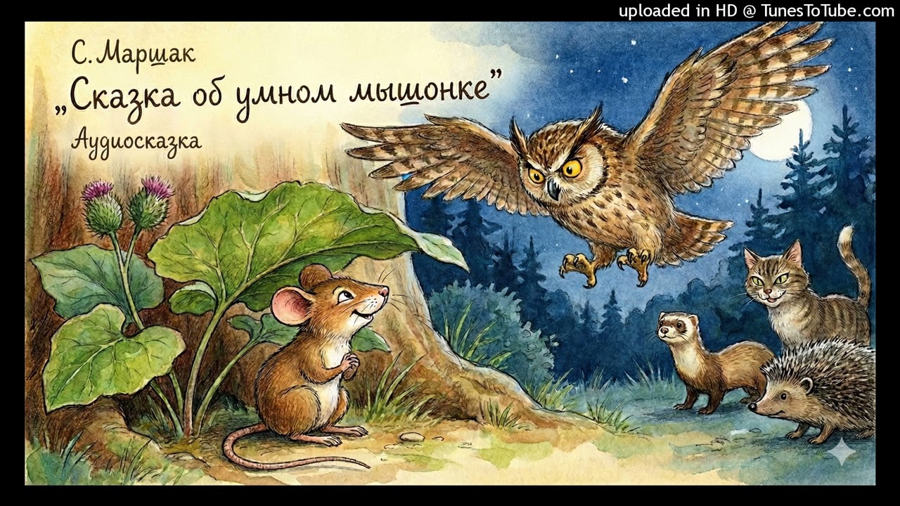 Маршак - Сказка об умном мышонке - Аудиосказка