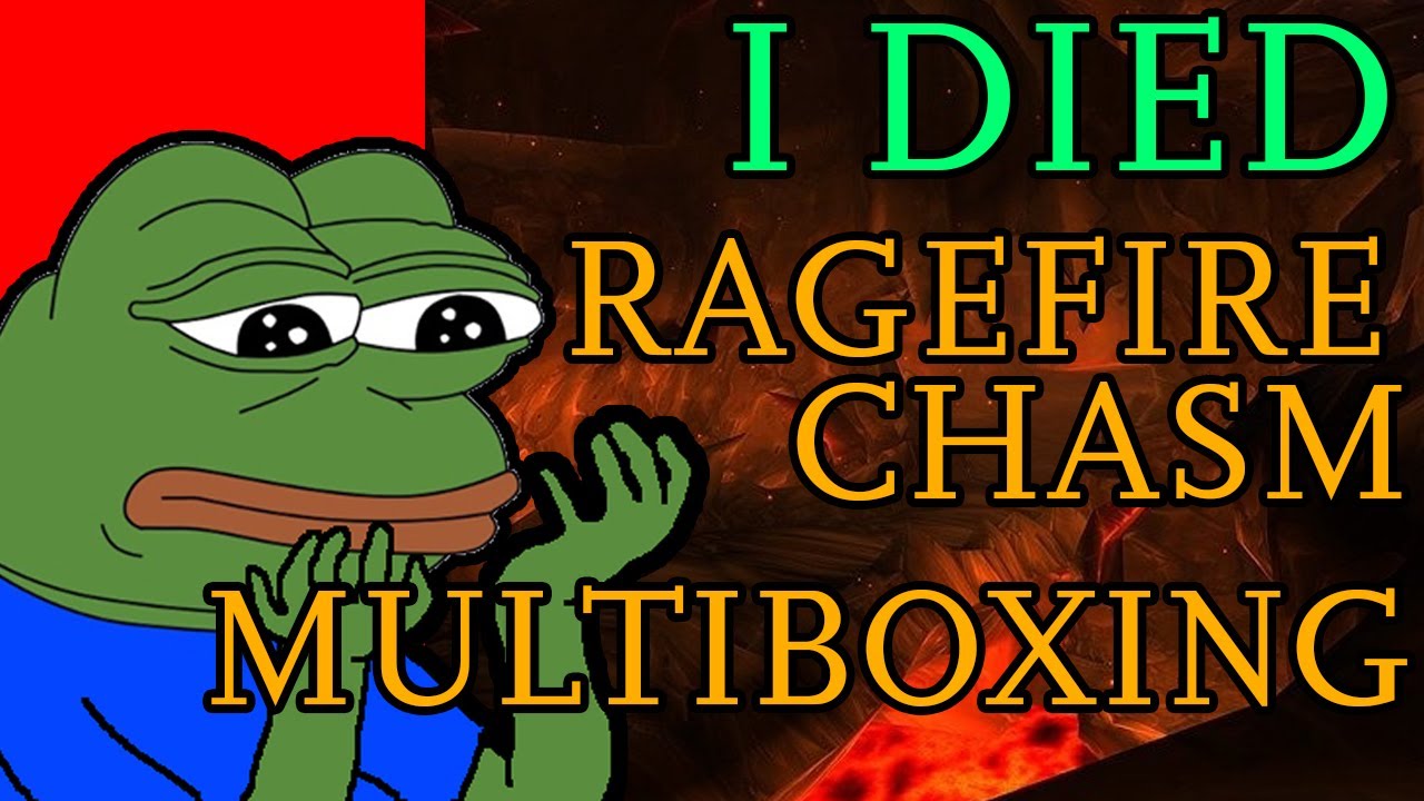 1 Priest 4 Warlocks in Ragefire Chasm - Manual Multibox Classic WoW SoM