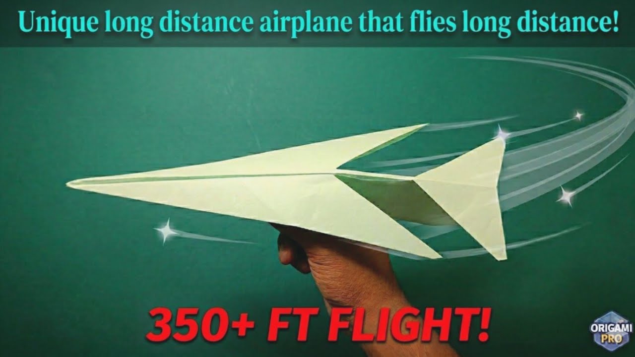 How to make Airplane with NEW and UNIQUE design| Diy frog Airplane craft for kid | Origami Airplane