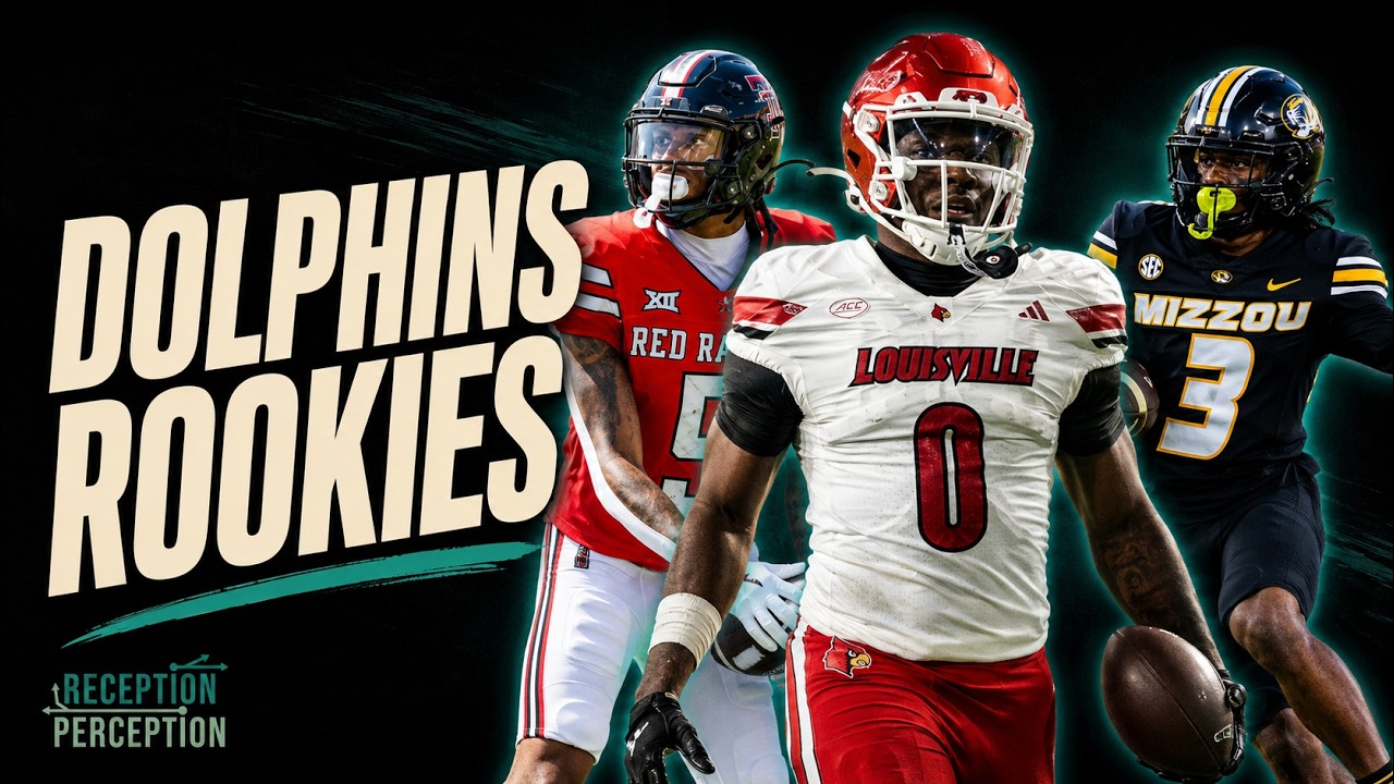 Which Dolphins Rookie Wide Receiver Will Claim The Open WR1 Role | Reception Perception The Show