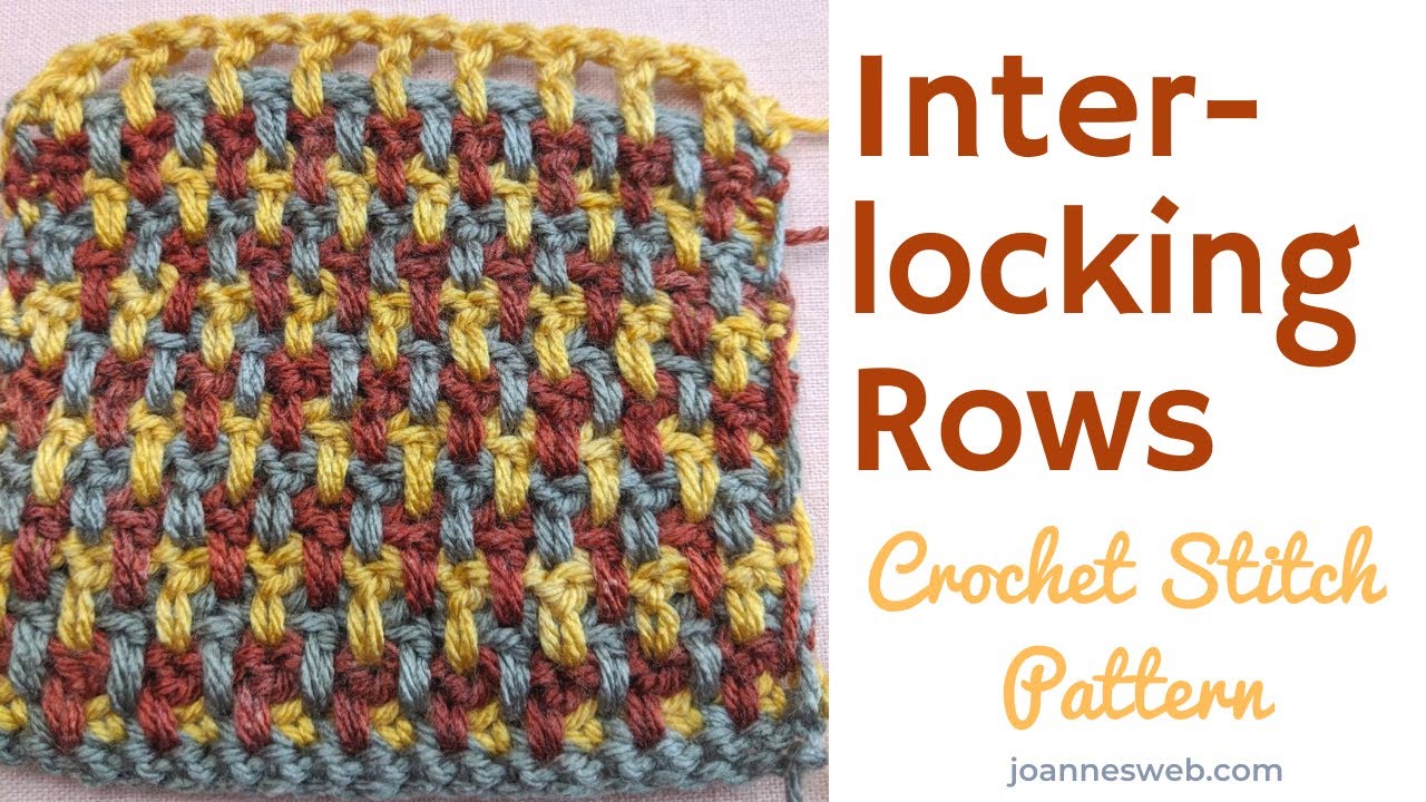 Узор из переплетающихся петель, связанный крючком