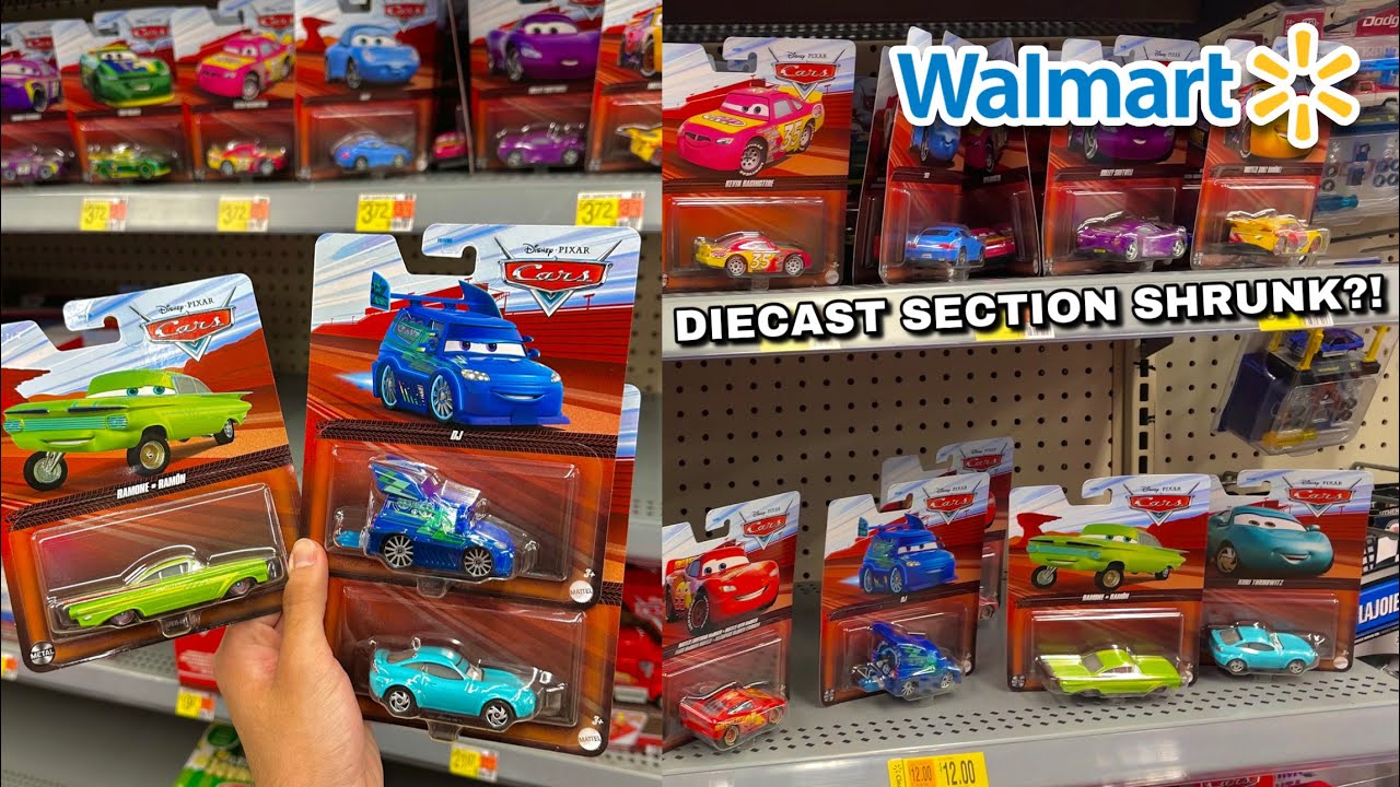 Disney Cars Diecast Walmart Investigation: Why Did The Section Shrink? | Vlogging With PCP #46