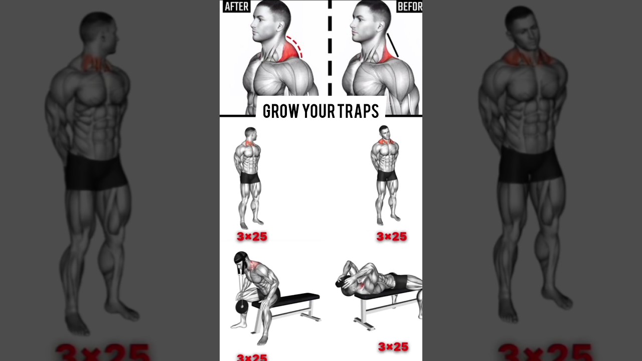 how to build bigger traps || workouts for your traps 