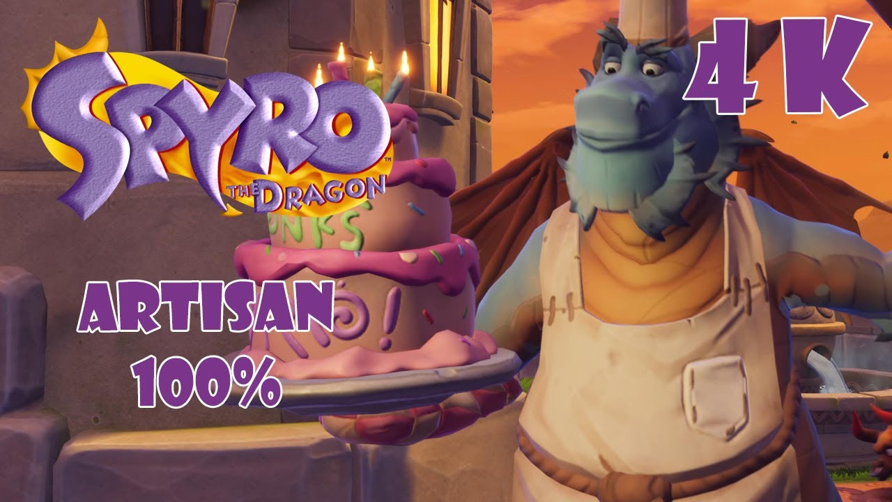 Spyro Reignited//Spyro The Dragon//Artisan//4K GRAPHICS