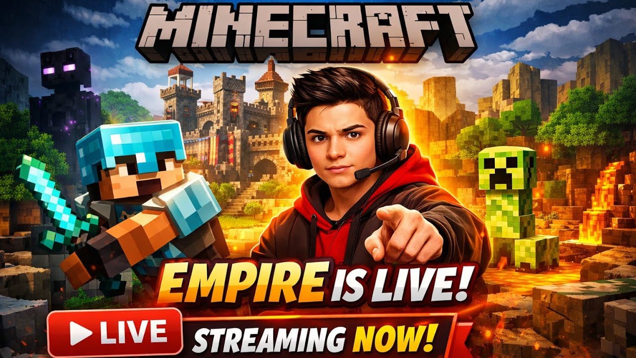 SF EMPIRE IS LIVE NOW ! MINECRAFT SERVER 