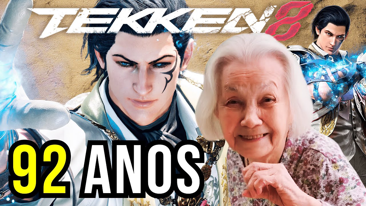 FOI CAMPEÃ AOS 92 ANOS JOGANDO TEKKEN 8!!!