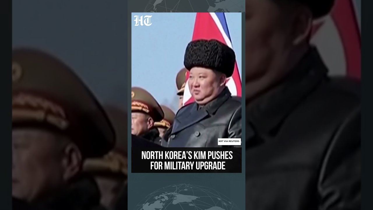 Ким Чен Ын призывает к усилению военной мощи Северной Кореи #короткиевидео
