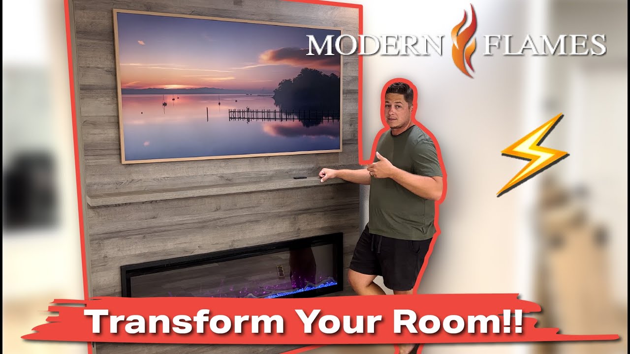 Modern Flames Allwood Wall System!! ( Install an Electric Fireplace on ANY Wall!! )