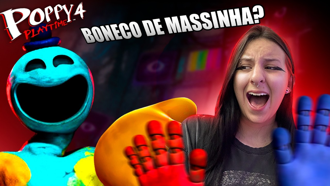 UM BONECO FEITO DE MASSINHA??? Poppy Playtime Chapter 4