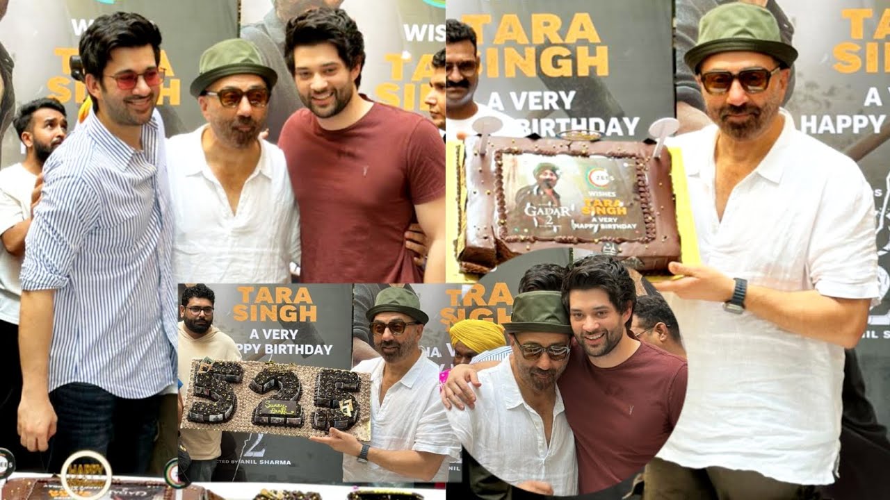 CAKE CUTTING CELEBRATION OF SUNNY DEOL ON HIS BIRTHDAY AT SUNNY SUPER SOUND 😎🔥📸