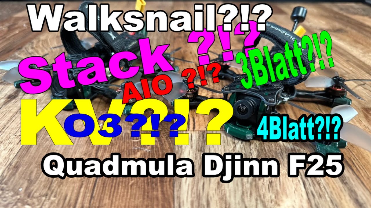 Quadmula Djinn F25 Setup Konfiguration ?!? #justRAW