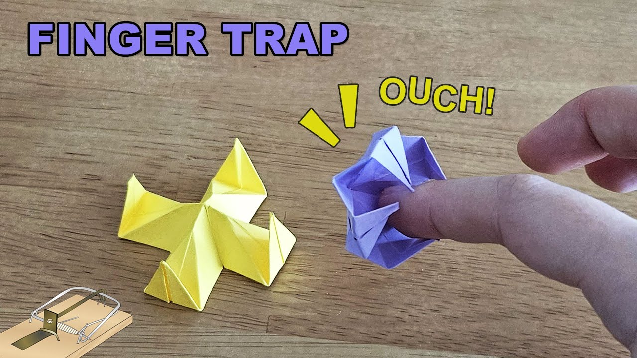How to Make Finger Trap Origami - Tutorial