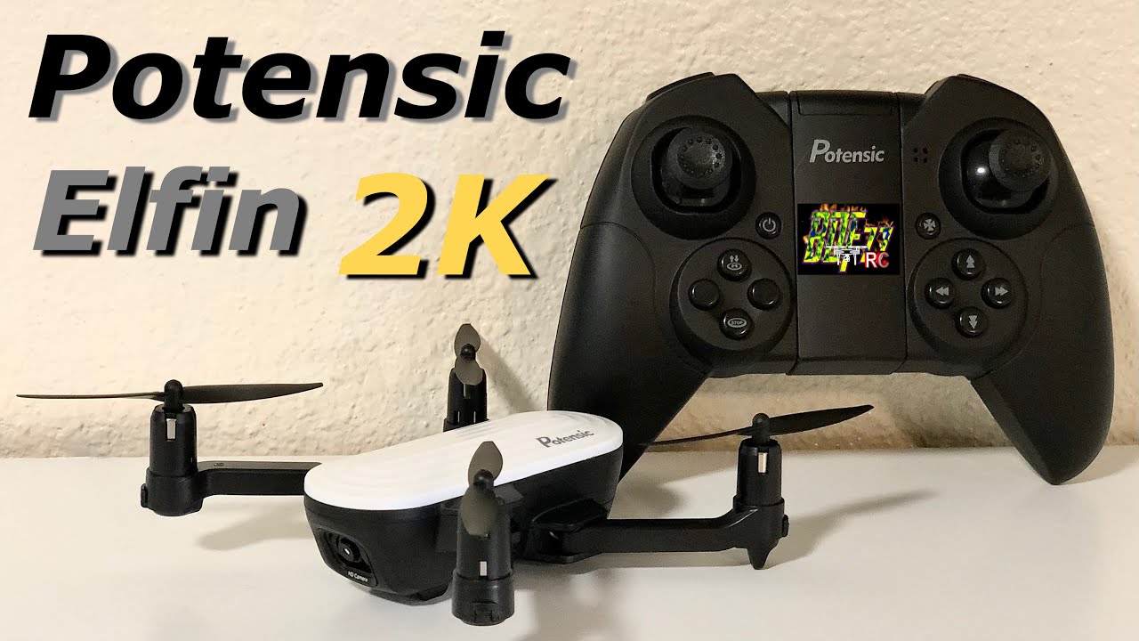 Potensic Elfin | Nice Beginner 2K Foldable Drone With Optical Flow