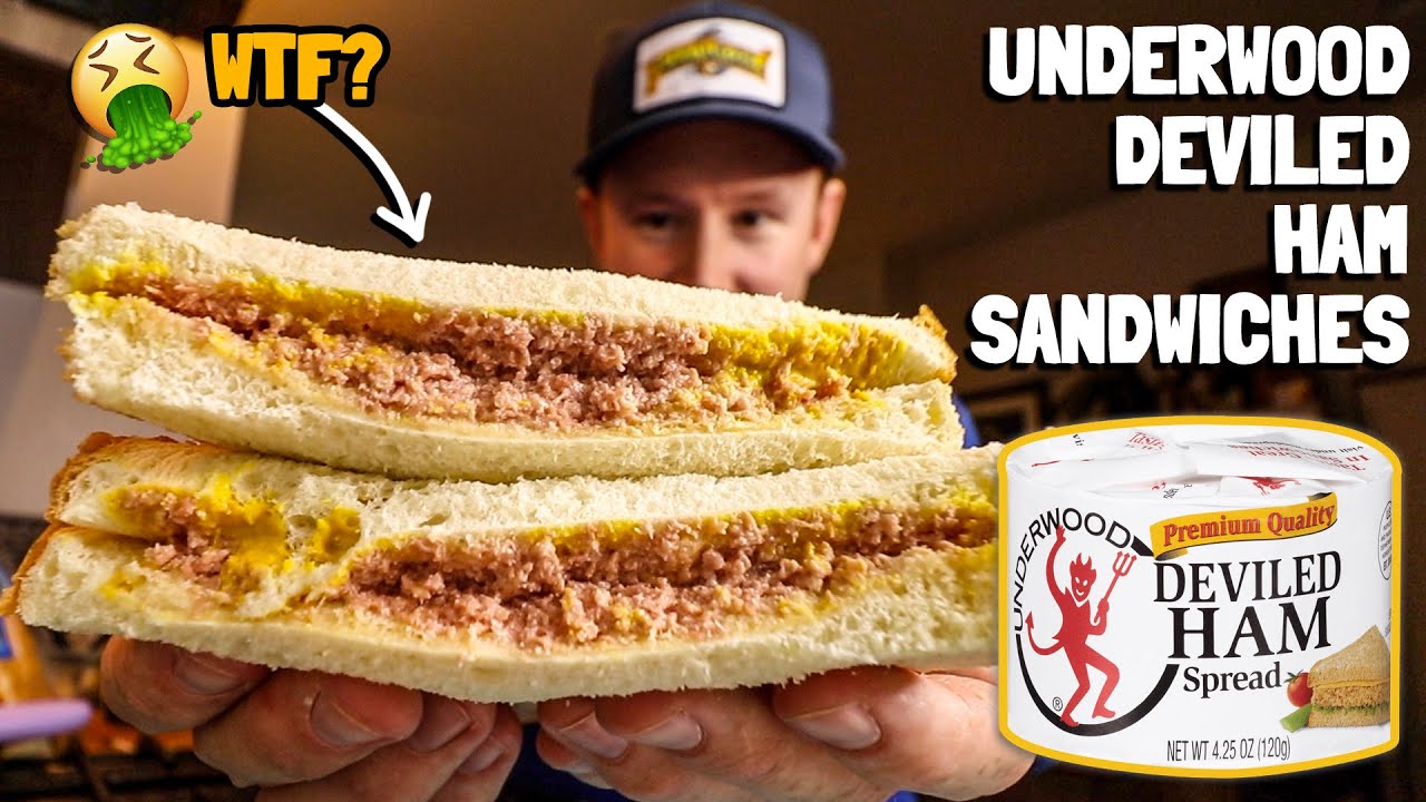 Wtf is a can of Underwood Deviled Ham ... and why did I get paid to eat this sandwich on camera? 🤮