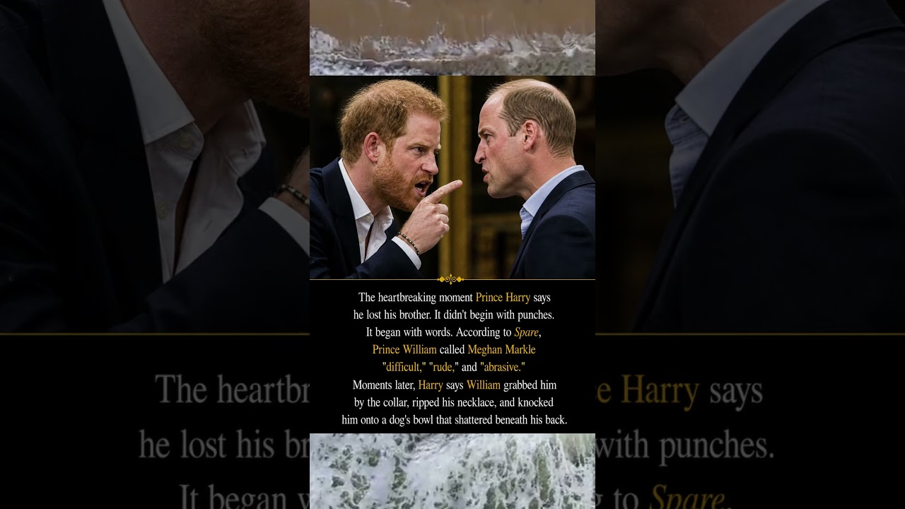 The heartbreaking moment Prince Harry knew he had lost his brother #shorts #britishroyalfamily