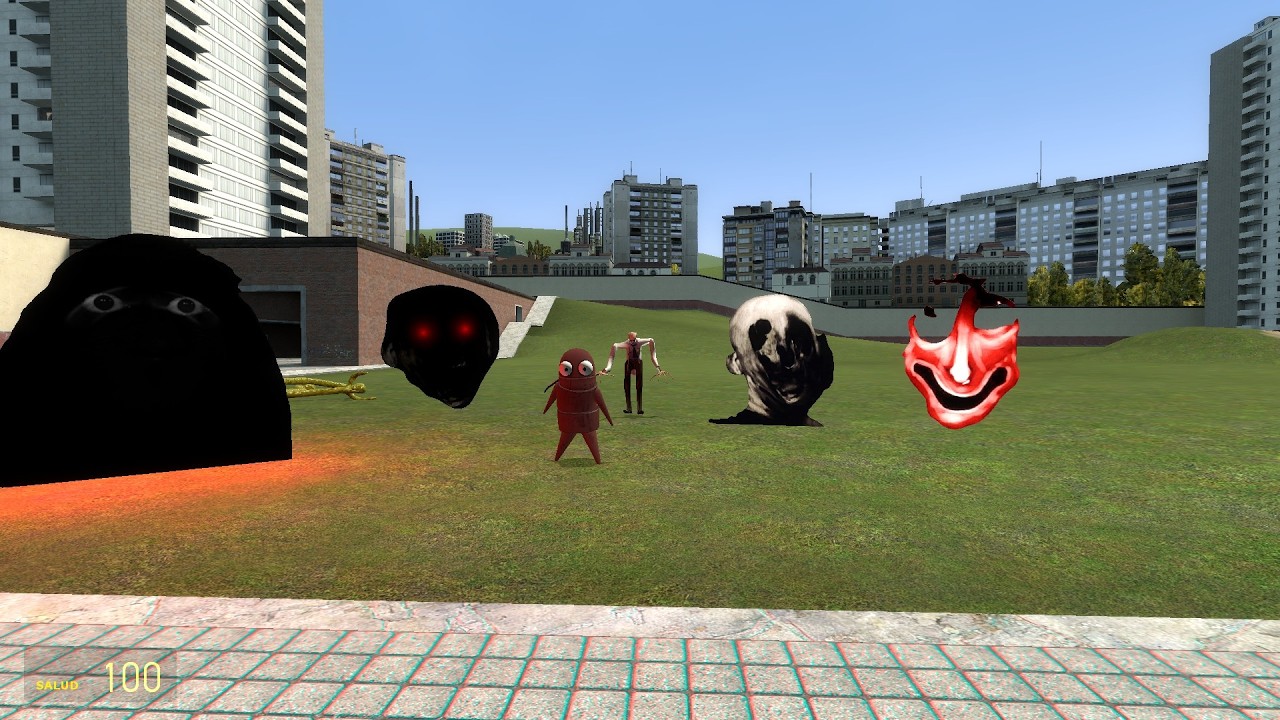 hice un torneo de nextbots en gmod
