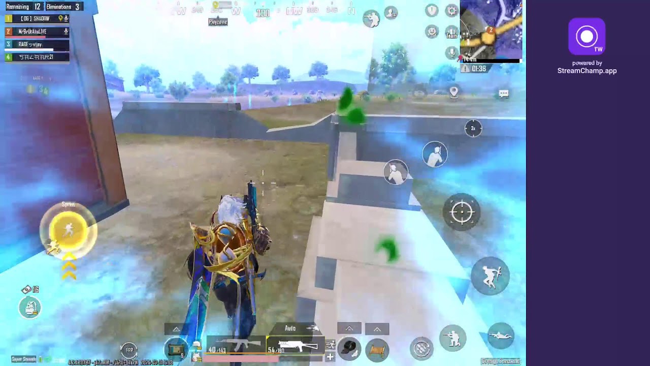 Broadcast powered by StreamChamp