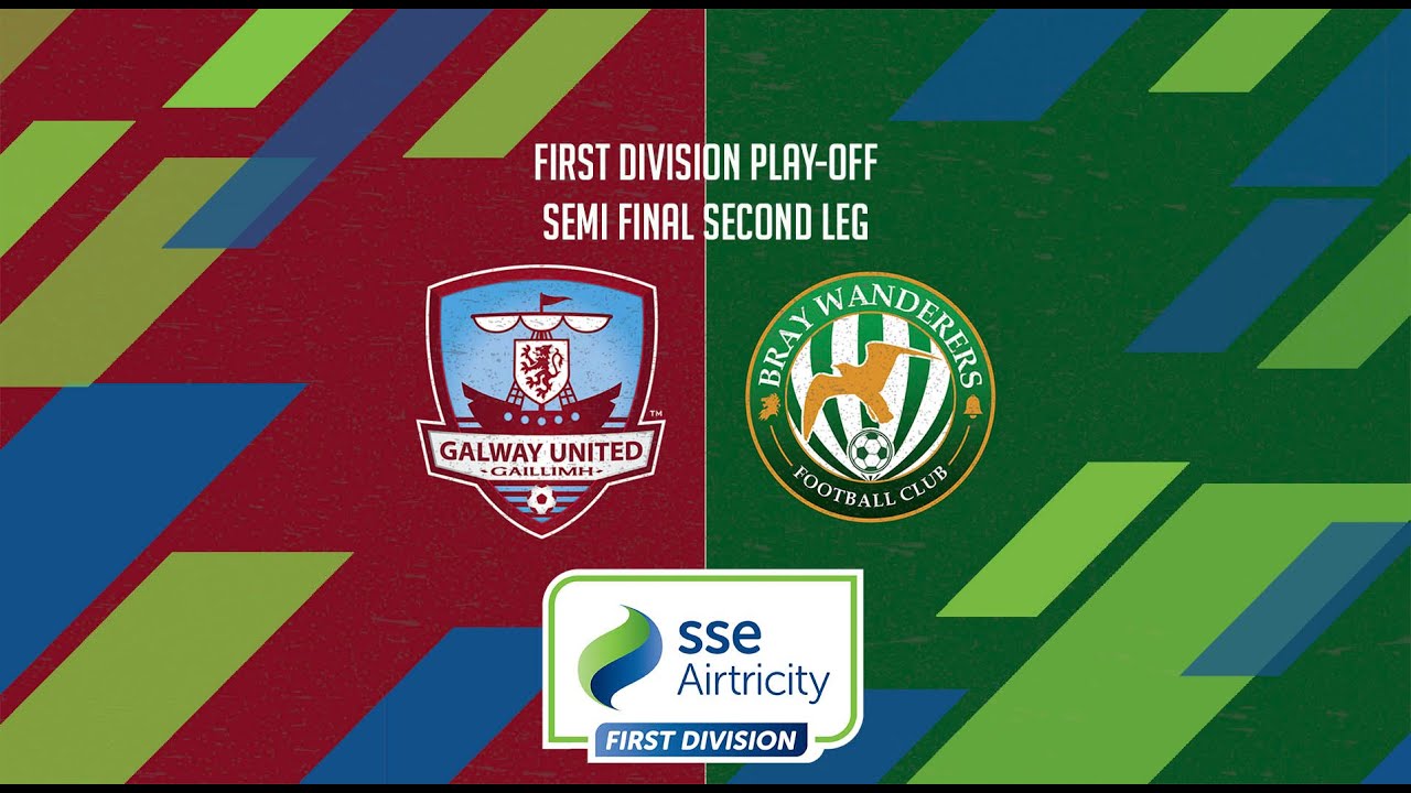 First Division Play-Off Semi Final Second Leg: Galway United (0) 0-1 (1) Bray Wanderers