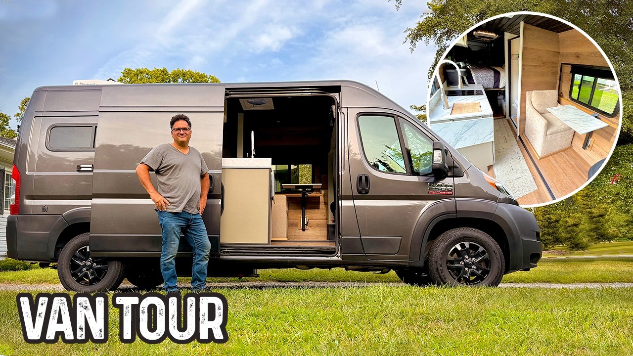 He Built a Luxury Campervan for $8,000? IT HAS EVERYTHING!