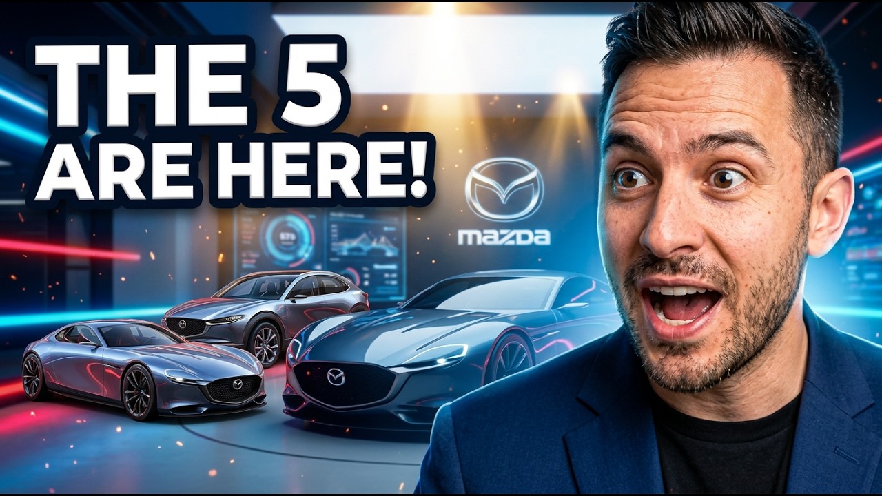 Генеральный директор только что представил 5 новых моделей Mazda, которые вас шокируют.