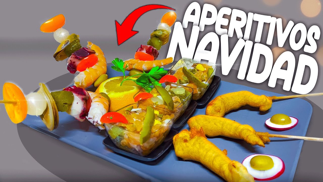 3 Aperitivos para Sorprender en NAVIDAD 🎄