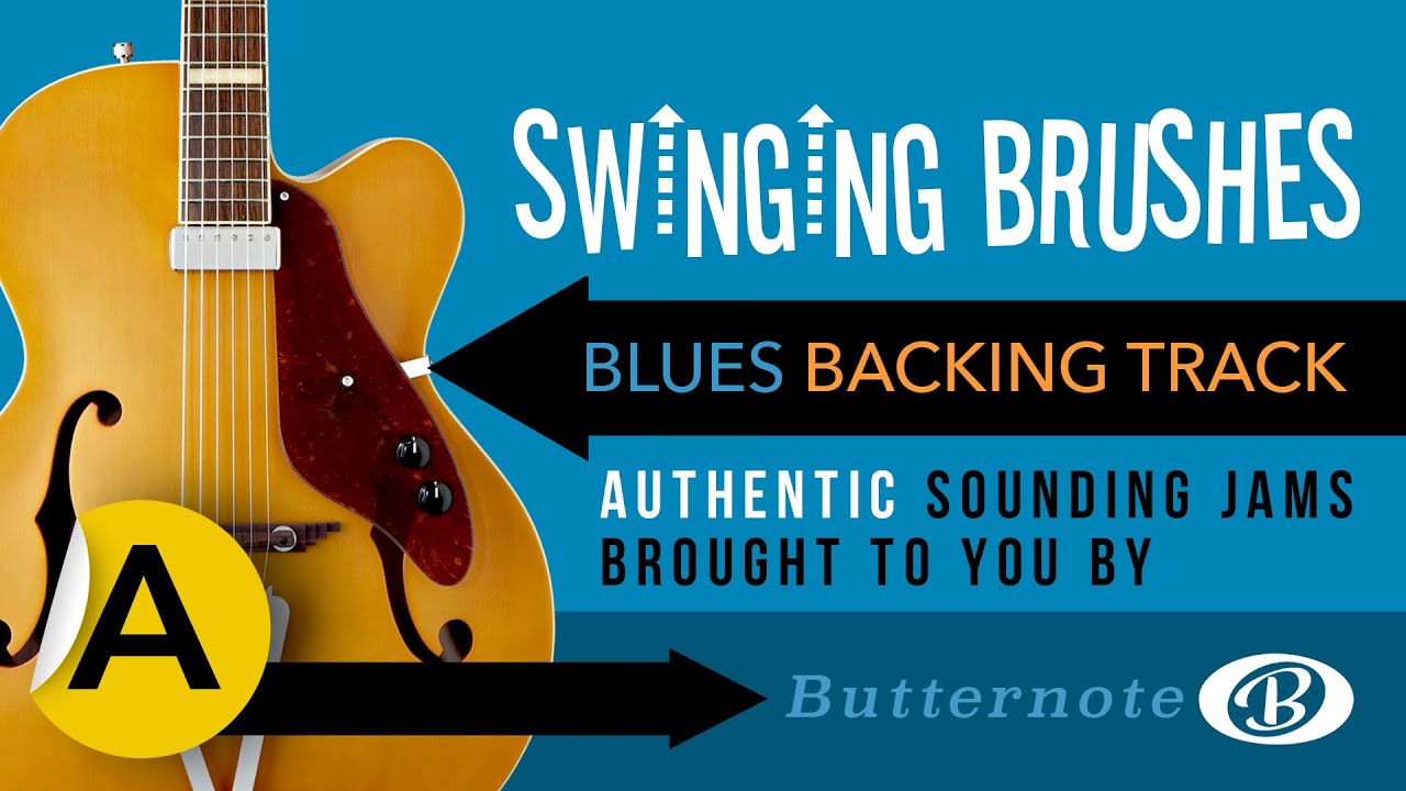 'Like Nobody' Chicago blues backing track in A | Otis Spann style laid-back swinging blues!
