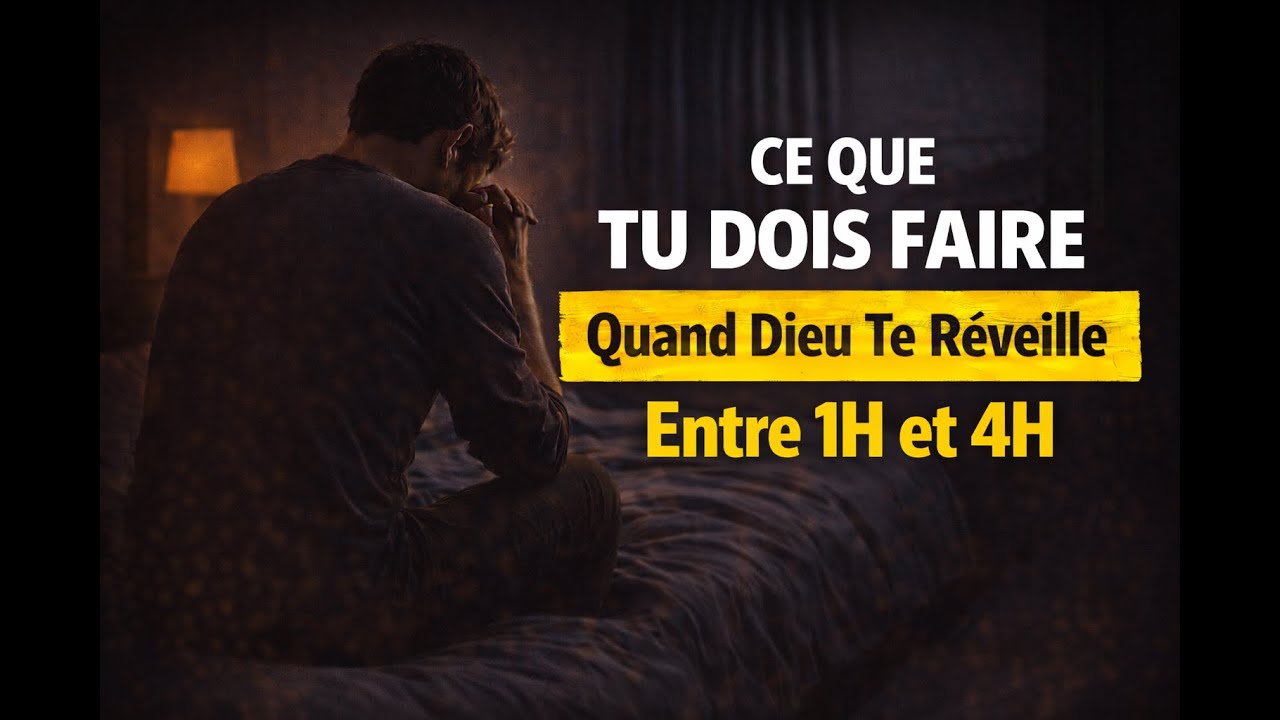 Ce Que TU DOIS FAIRE (Et Ne Pas Faire) Quand Dieu Te Réveille Entre 1H et 4H